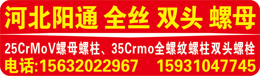 河北阳通  全丝  双头  螺母