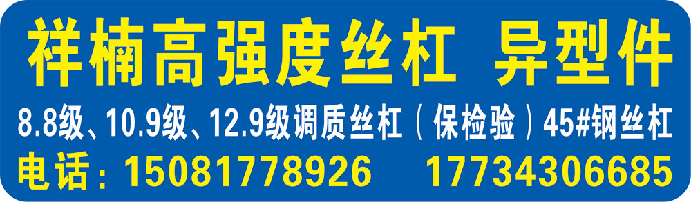 祥楠高强度丝杠  异型件